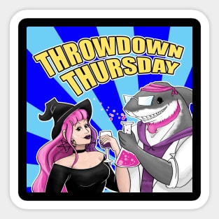 Throwdown Thursday Podcast Logo! Sticker